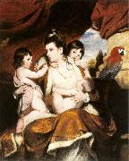 REYNOLDS, Sir Joshua Lady Cockburn and her Three Eldest Sons dy oil painting artist